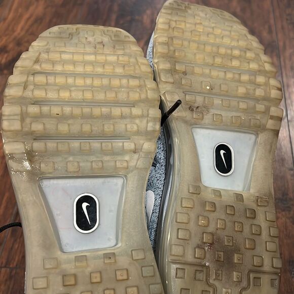 Nike Air Max with flash Technology women’s size 10 in GUC bluish grey running - Picture 8 of 9